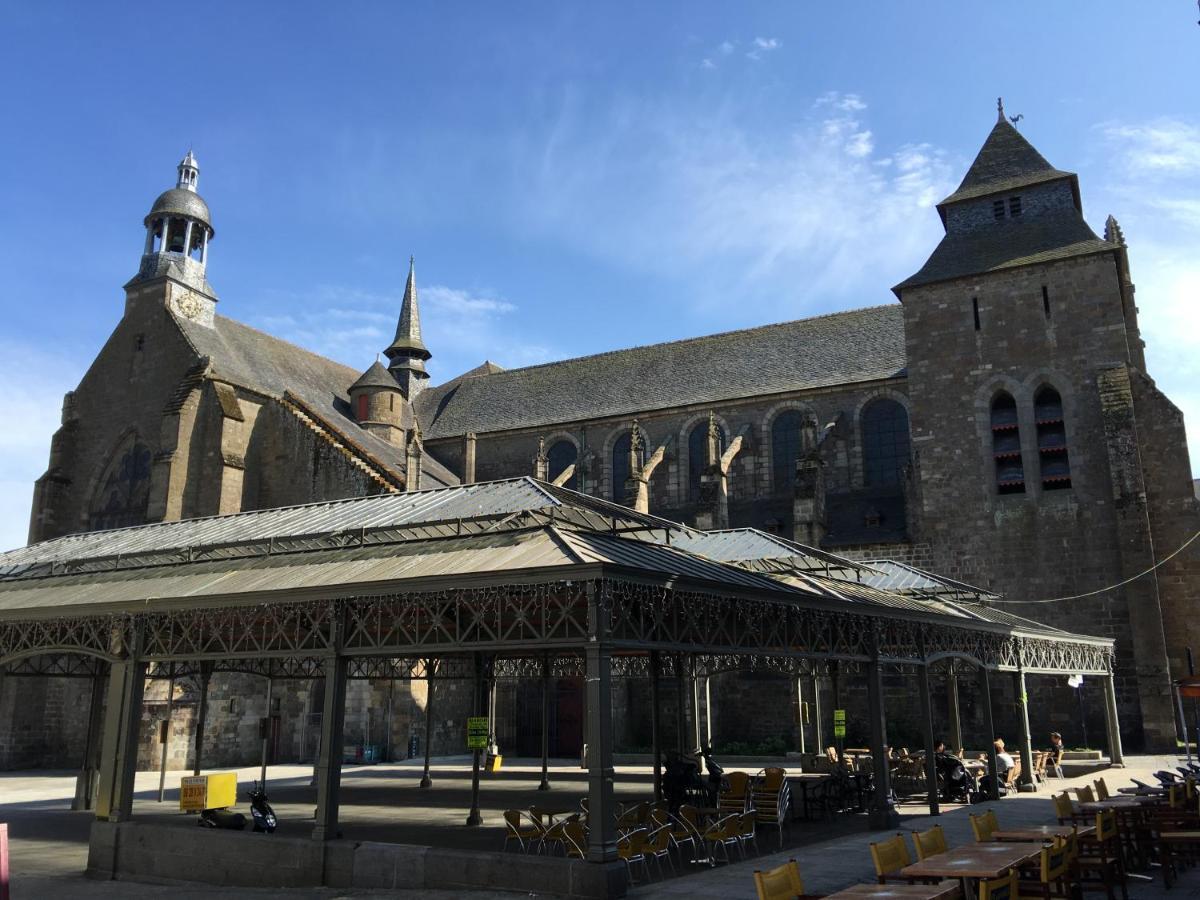 סן-בריו Marie Et Brieuc _ Duplex Lumineux Colore Atypique Face Cathedrale מראה חיצוני תמונה
